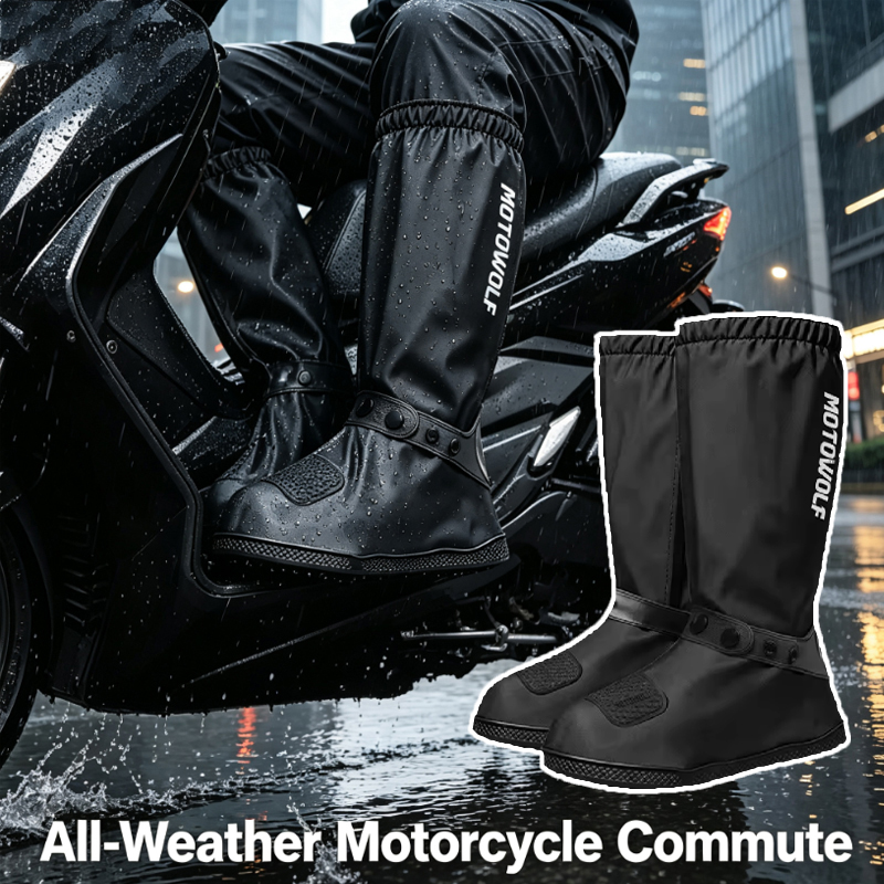 Cycling Commute Shoes - Многоразовые чехлы для обуви от дождя
