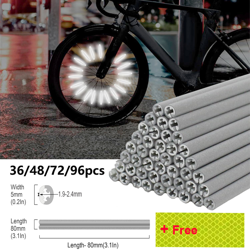 Spoke Reflector Set - 36/48/72/96 шт., 8 см, отражатели со