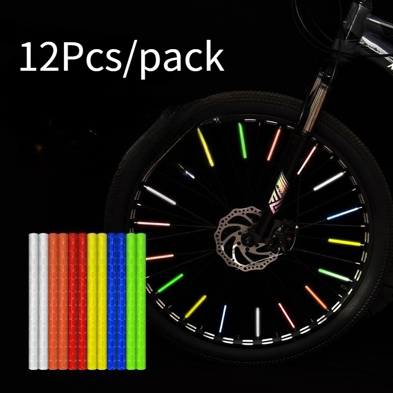 Spoke Reflector Set - 12 шт./набор. Светоотражающие накладки на спицы