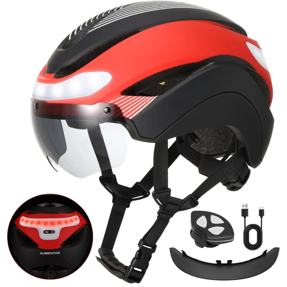 LUMDEER Шлем с указателем пово – обзор и цена Bike Light Front Rear
