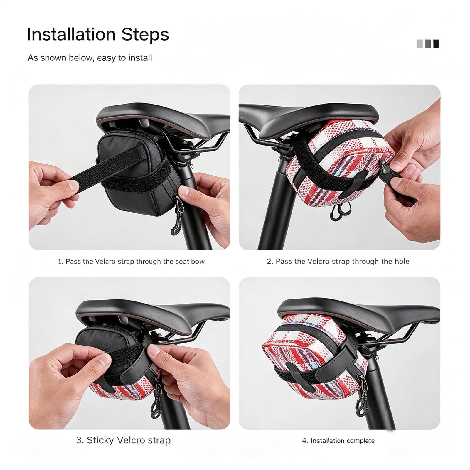Сумка-органайзер для велосипед – обзор и цена Saddle Bag Under Seat