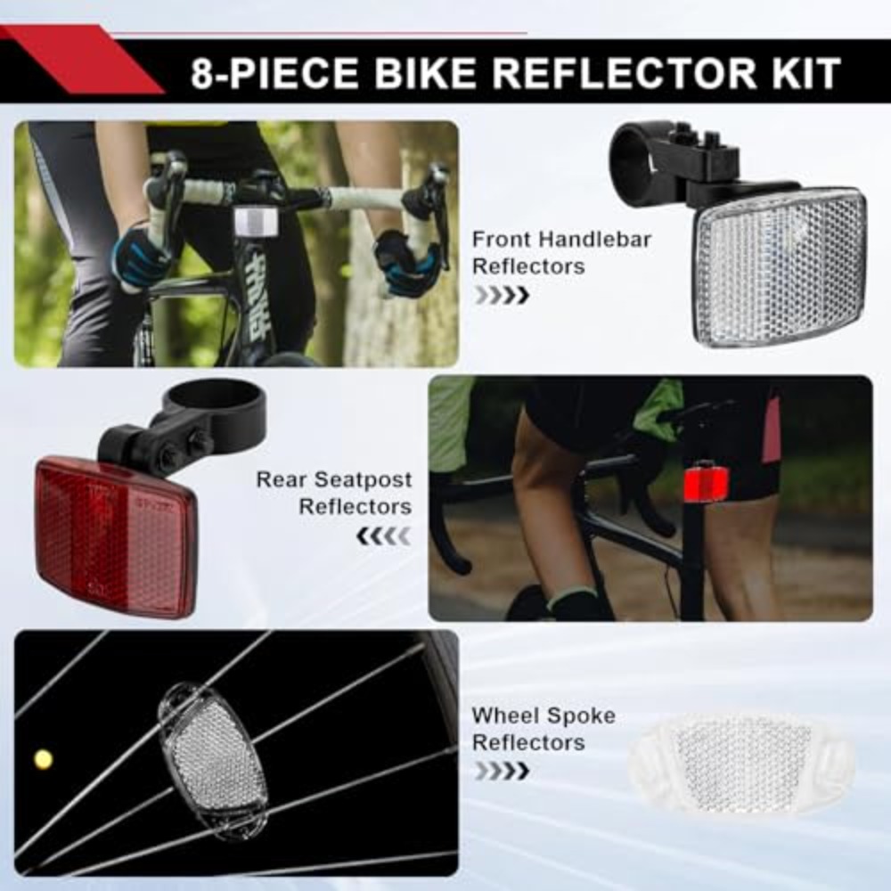 Набор из 8 светоотражателей дл – обзор и цена Spoke Reflector Set