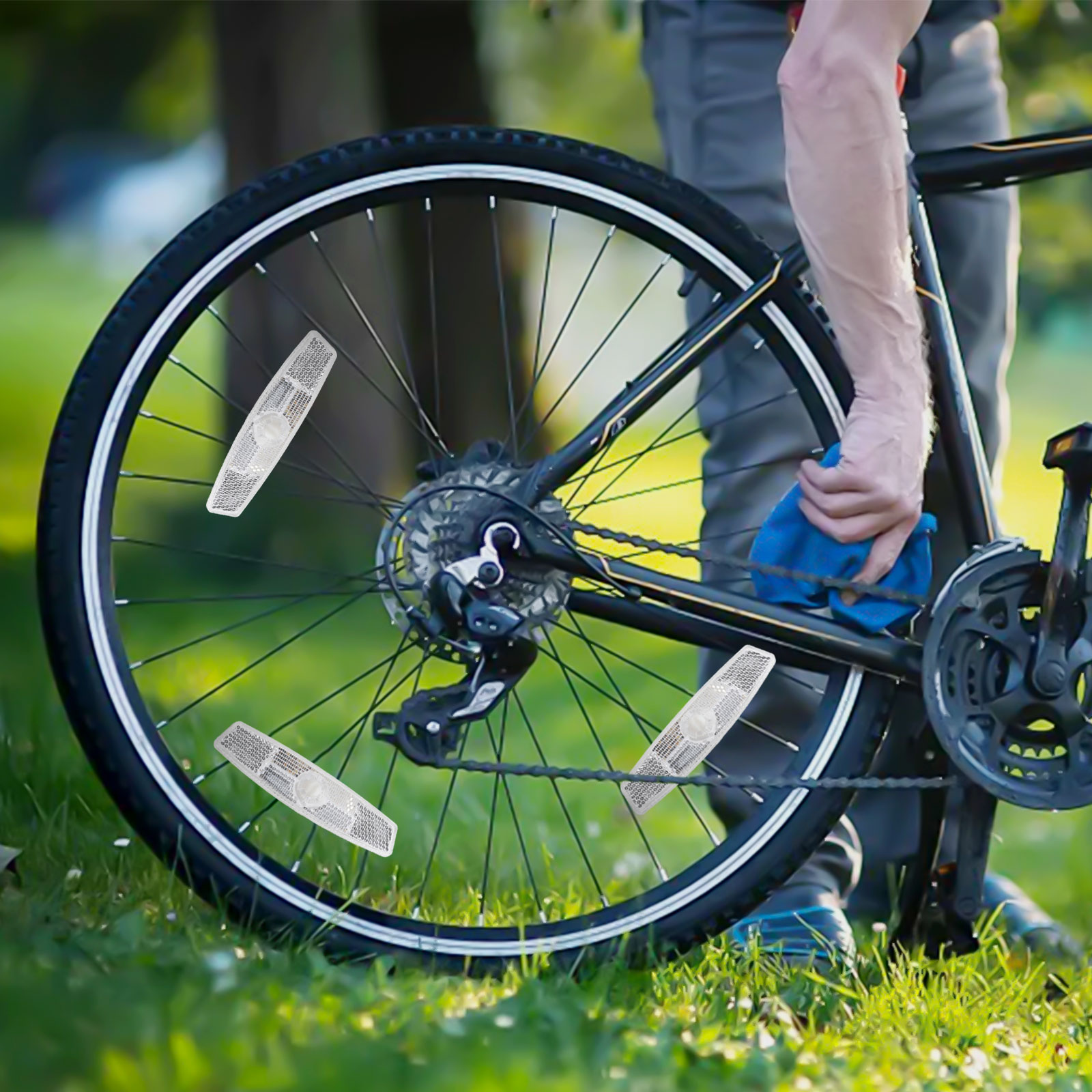 Отражатели для велосипедных сп – обзор и цена Spoke Reflector Set